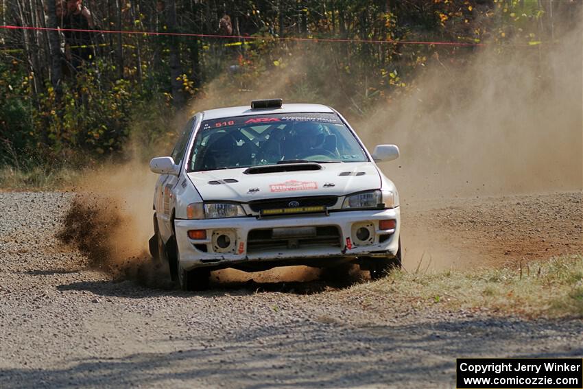 Andrew Williamson / Julia Stewart Subaru Impreza on SS1, Al's Playground I.