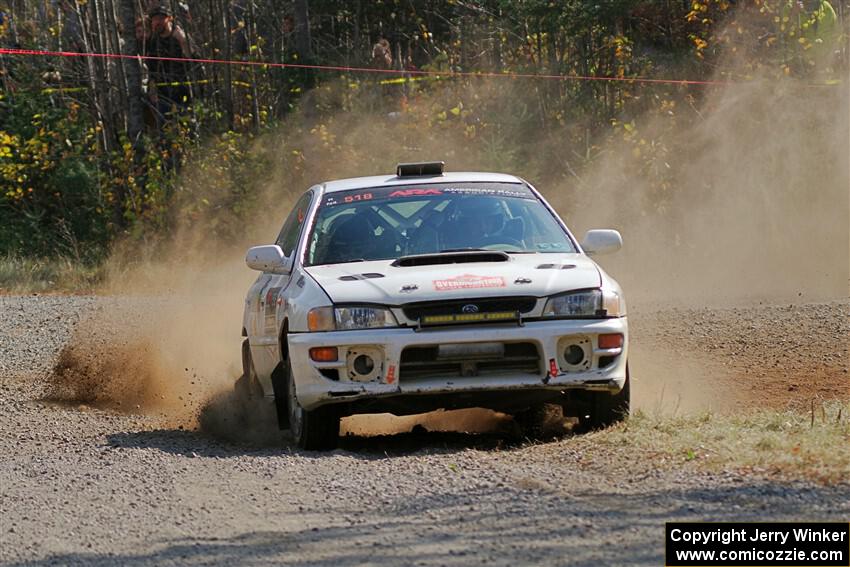 Andrew Williamson / Julia Stewart Subaru Impreza on SS1, Al's Playground I.