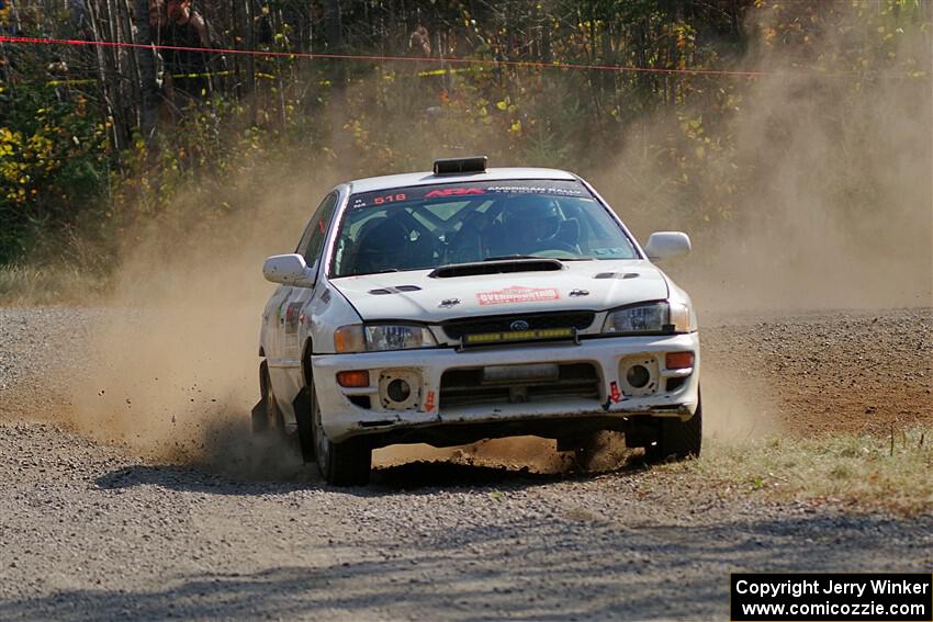 Andrew Williamson / Julia Stewart Subaru Impreza on SS1, Al's Playground I.