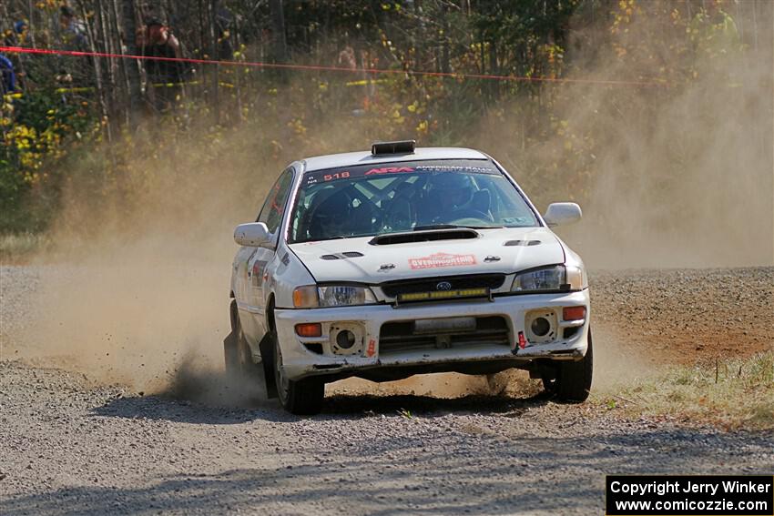 Andrew Williamson / Julia Stewart Subaru Impreza on SS1, Al's Playground I.