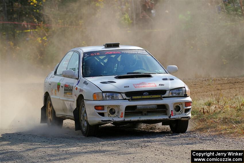 Andrew Williamson / Julia Stewart Subaru Impreza on SS1, Al's Playground I.