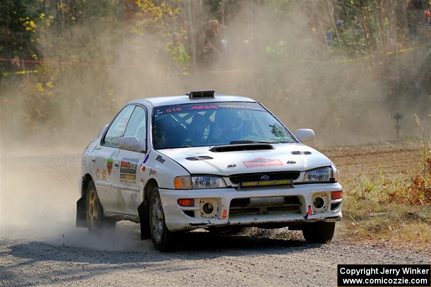 Andrew Williamson / Julia Stewart Subaru Impreza on SS1, Al's Playground I.