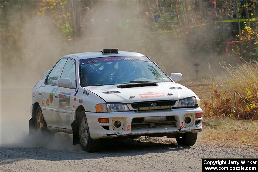 Andrew Williamson / Julia Stewart Subaru Impreza on SS1, Al's Playground I.