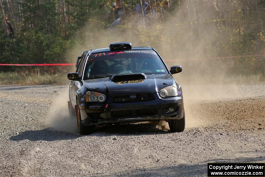 James Pryzbylkowski / Ethan Curtis Subaru WRX on SS1, Al's Playground I.