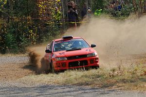 Travis Mattonen / Anikka Nykanen Subaru Impreza on SS1, Al's Playground I.