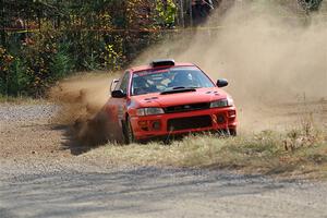 Travis Mattonen / Anikka Nykanen Subaru Impreza on SS1, Al's Playground I.