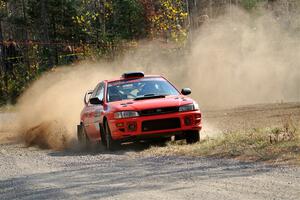 Travis Mattonen / Anikka Nykanen Subaru Impreza on SS1, Al's Playground I.