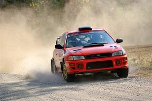 Travis Mattonen / Anikka Nykanen Subaru Impreza on SS1, Al's Playground I.