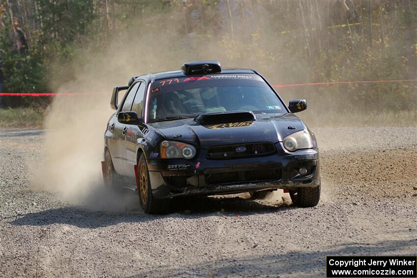 James Pryzbylkowski / Ethan Curtis Subaru WRX on SS1, Al's Playground I.