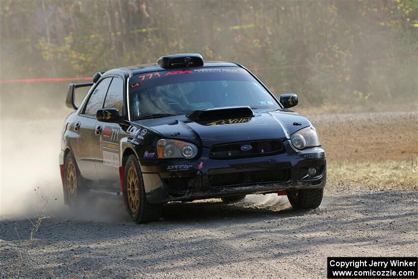 James Pryzbylkowski / Ethan Curtis Subaru WRX on SS1, Al's Playground I.