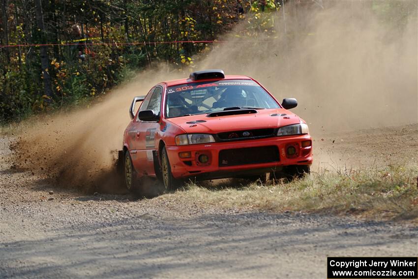 Travis Mattonen / Anikka Nykanen Subaru Impreza on SS1, Al's Playground I.