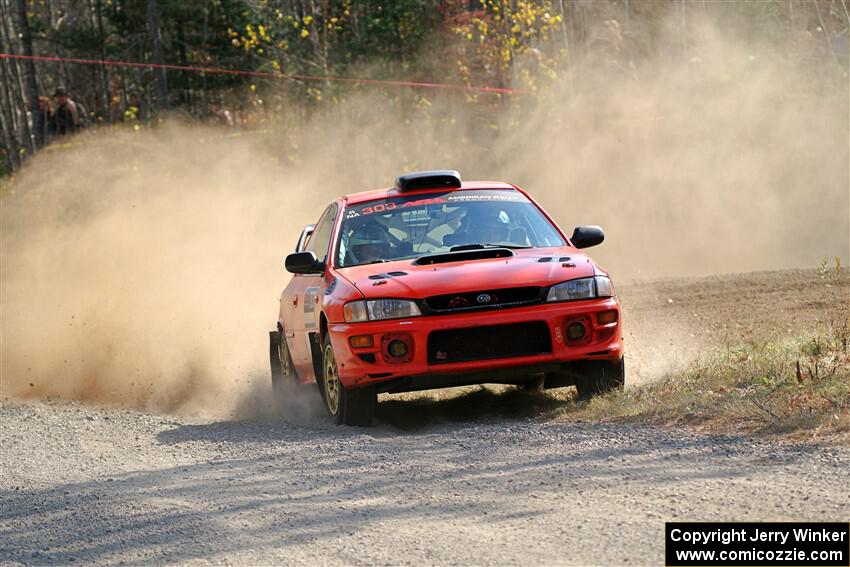 Travis Mattonen / Anikka Nykanen Subaru Impreza on SS1, Al's Playground I.