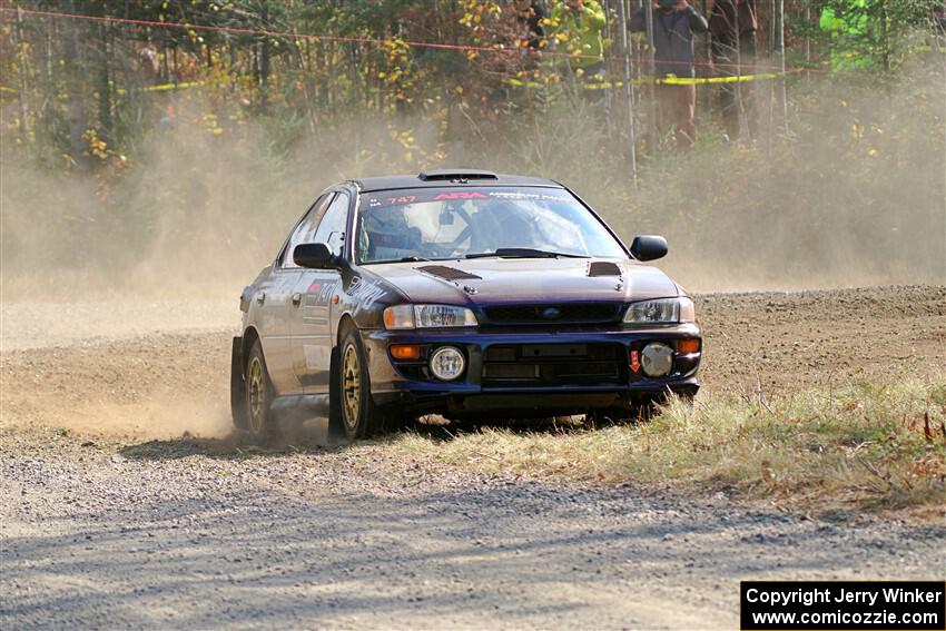 Andy Didorosi / Jamie Willetts Subaru Impreza on SS1, Al's Playground I.