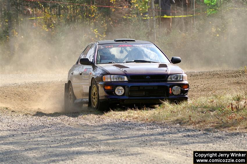 Andy Didorosi / Jamie Willetts Subaru Impreza on SS1, Al's Playground I.