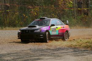 Colin Gleason / Tom Addison Subaru Impreza 2.5RS on SS1, Al's Playground I.