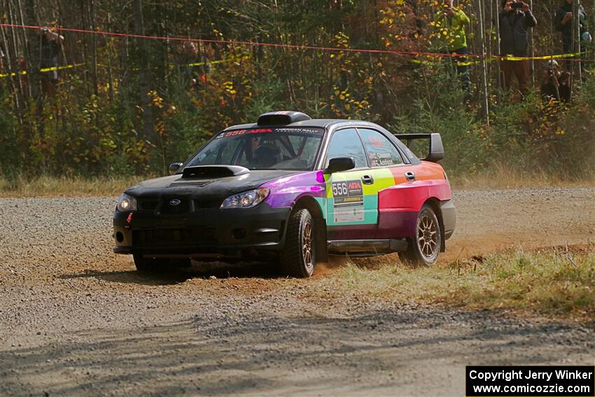 Colin Gleason / Tom Addison Subaru Impreza 2.5RS on SS1, Al's Playground I.