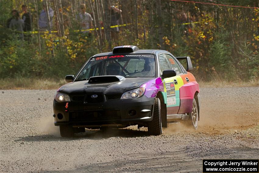 Colin Gleason / Tom Addison Subaru Impreza 2.5RS on SS1, Al's Playground I.