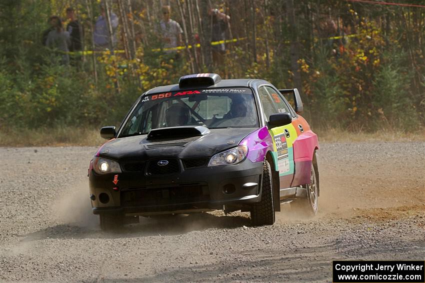 Colin Gleason / Tom Addison Subaru Impreza 2.5RS on SS1, Al's Playground I.