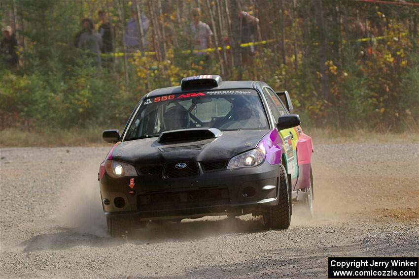 Colin Gleason / Tom Addison Subaru Impreza 2.5RS on SS1, Al's Playground I.