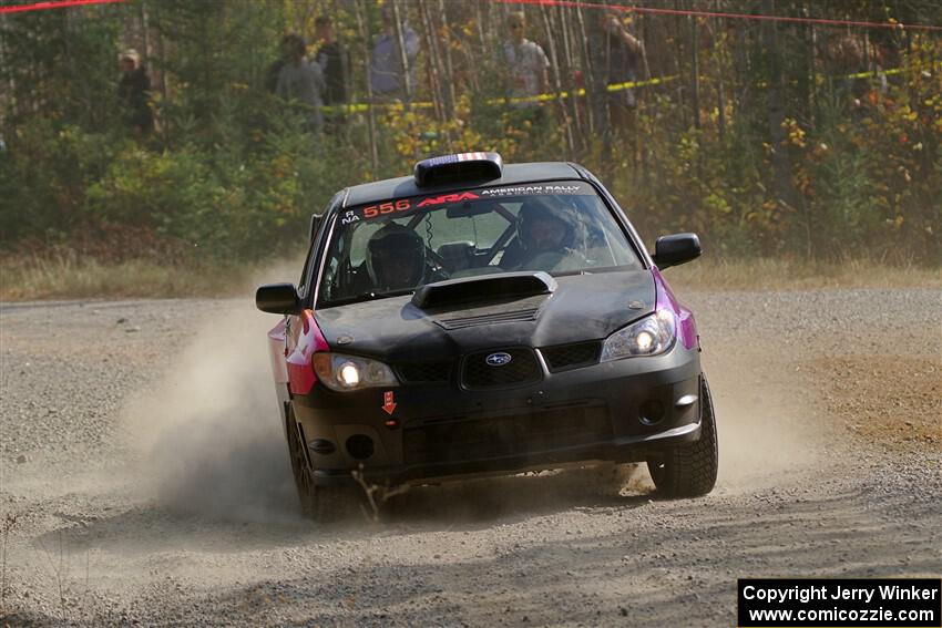 Colin Gleason / Tom Addison Subaru Impreza 2.5RS on SS1, Al's Playground I.