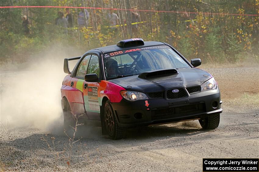 Colin Gleason / Tom Addison Subaru Impreza 2.5RS on SS1, Al's Playground I.