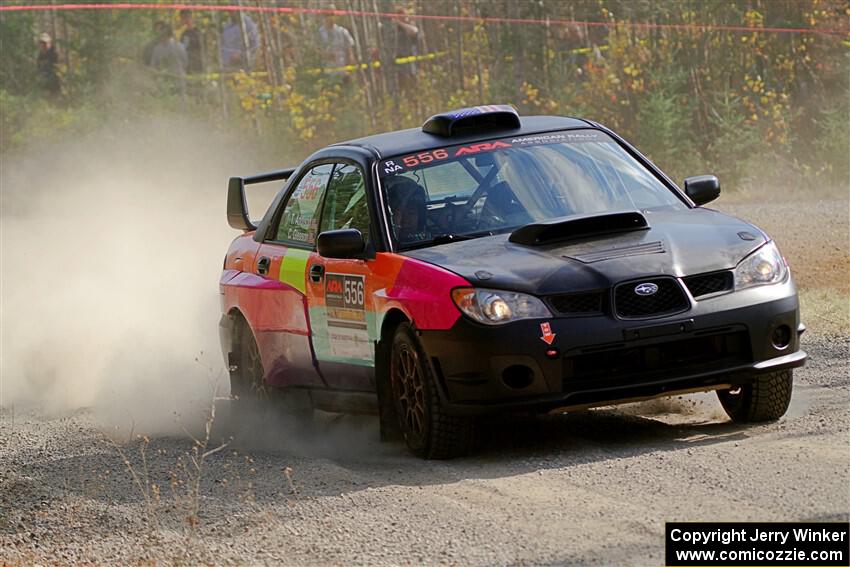 Colin Gleason / Tom Addison Subaru Impreza 2.5RS on SS1, Al's Playground I.