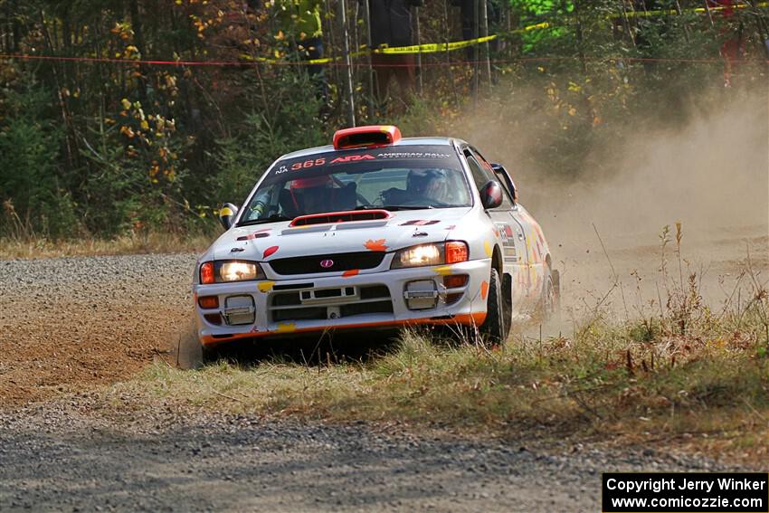 Richard Donovan / Greg Donovan Subaru Impreza on SS1, Al's Playground I.