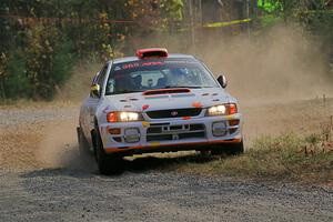 Richard Donovan / Greg Donovan Subaru Impreza on SS1, Al's Playground I.