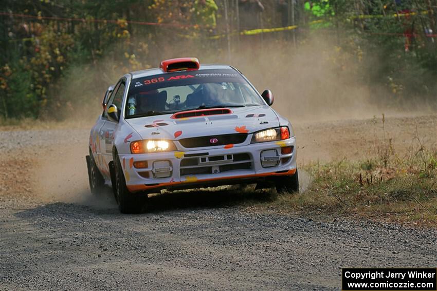 Richard Donovan / Greg Donovan Subaru Impreza on SS1, Al's Playground I.