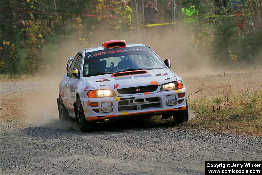 Richard Donovan / Greg Donovan Subaru Impreza on SS1, Al's Playground I.