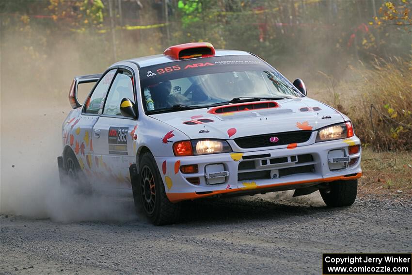 Richard Donovan / Greg Donovan Subaru Impreza on SS1, Al's Playground I.