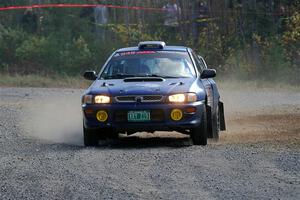 Charles Watson / Logan Bair Subaru Impreza on SS1, Al's Playground I.