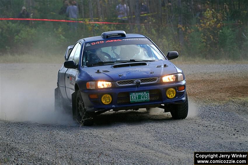 Charles Watson / Logan Bair Subaru Impreza on SS1, Al's Playground I.