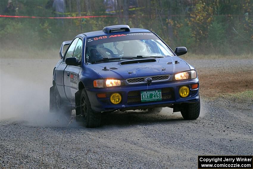 Charles Watson / Logan Bair Subaru Impreza on SS1, Al's Playground I.