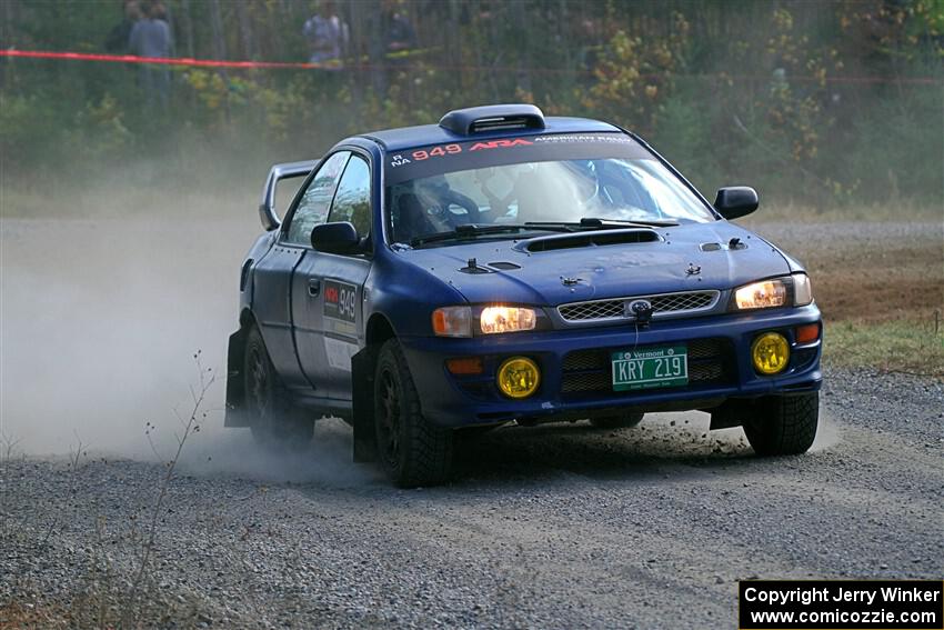 Charles Watson / Logan Bair Subaru Impreza on SS1, Al's Playground I.