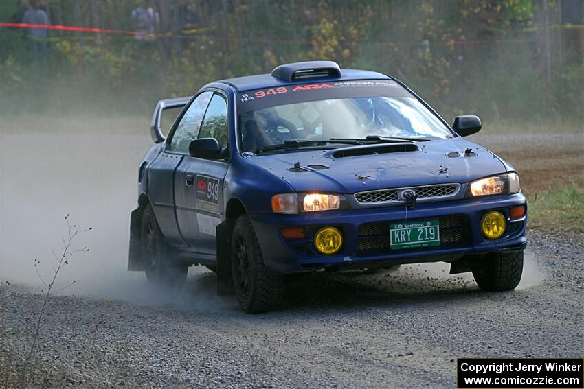 Charles Watson / Logan Bair Subaru Impreza on SS1, Al's Playground I.