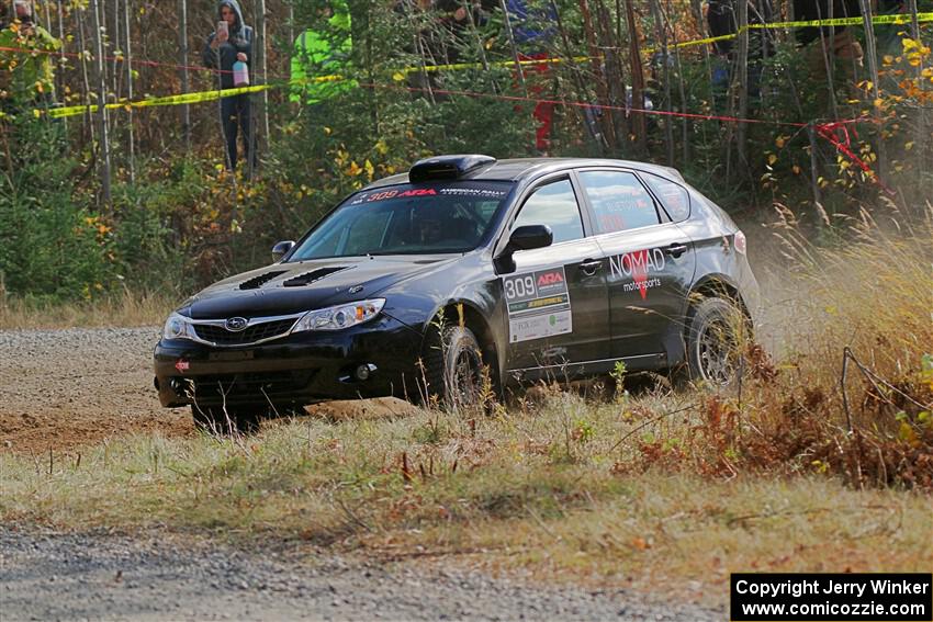 Erik Buetow / Jordan Buetow Subaru Impreza on SS1, Al's Playground I.