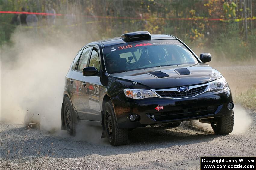 Erik Buetow / Jordan Buetow Subaru Impreza on SS1, Al's Playground I.