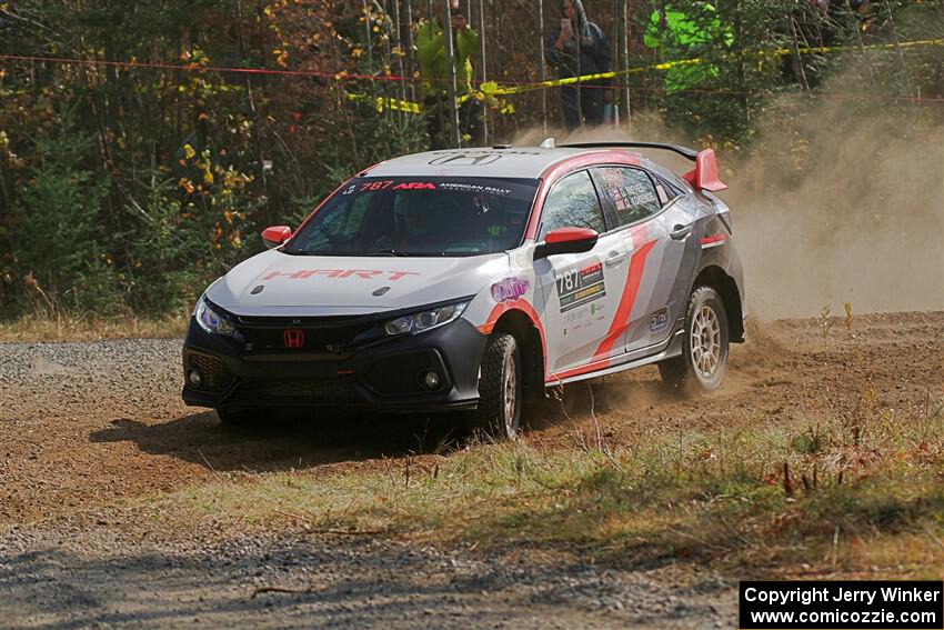 Gabriel Nieves / Oliver Kokenge Honda Civic Hatchback Sport on SS1, Al's Playground I.