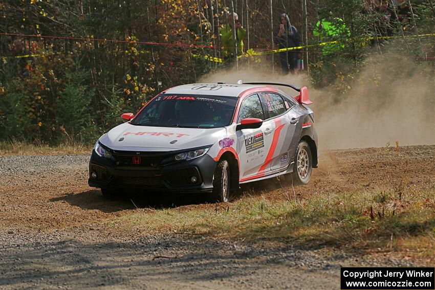 Gabriel Nieves / Oliver Kokenge Honda Civic Hatchback Sport on SS1, Al's Playground I.