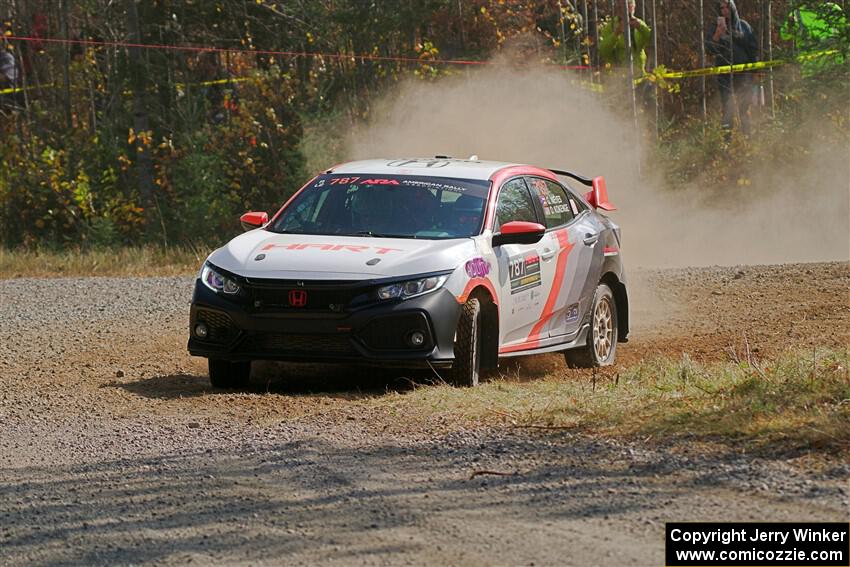 Gabriel Nieves / Oliver Kokenge Honda Civic Hatchback Sport on SS1, Al's Playground I.