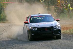 Gabriel Nieves / Oliver Kokenge Honda Civic Hatchback Sport on SS1, Al's Playground I.