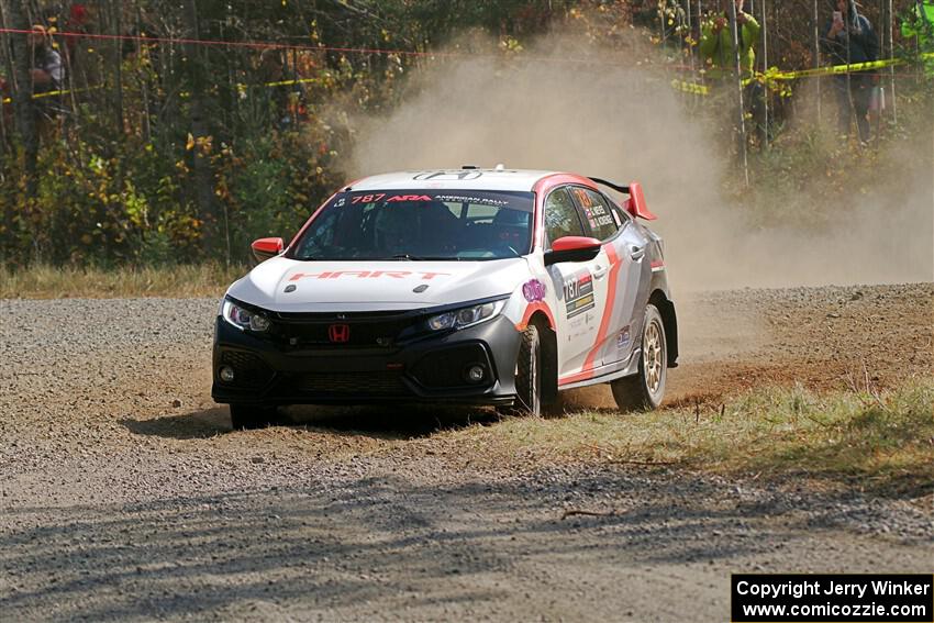 Gabriel Nieves / Oliver Kokenge Honda Civic Hatchback Sport on SS1, Al's Playground I.