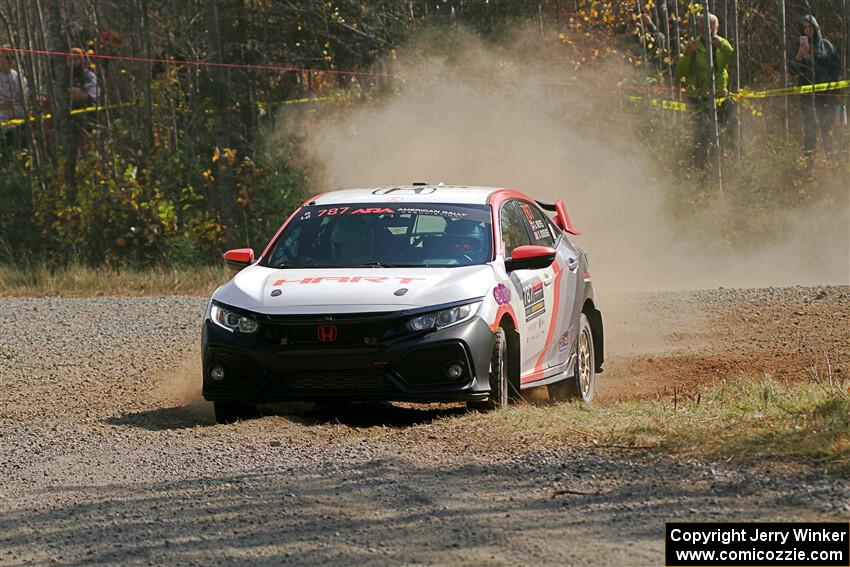 Gabriel Nieves / Oliver Kokenge Honda Civic Hatchback Sport on SS1, Al's Playground I.