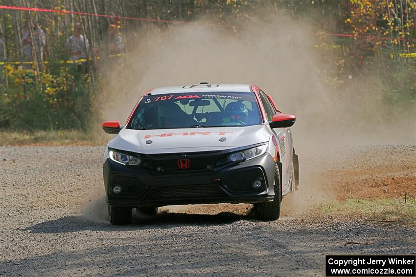 Gabriel Nieves / Oliver Kokenge Honda Civic Hatchback Sport on SS1, Al's Playground I.