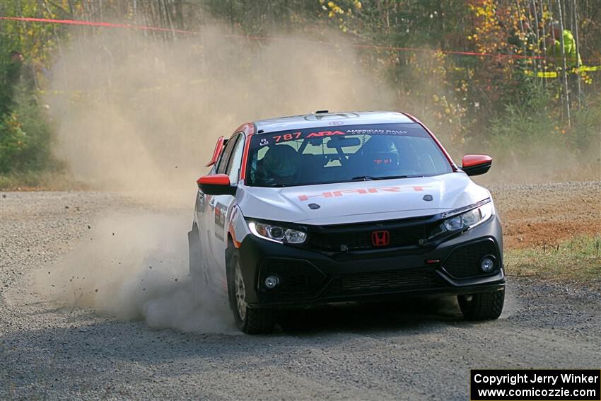 Gabriel Nieves / Oliver Kokenge Honda Civic Hatchback Sport on SS1, Al's Playground I.