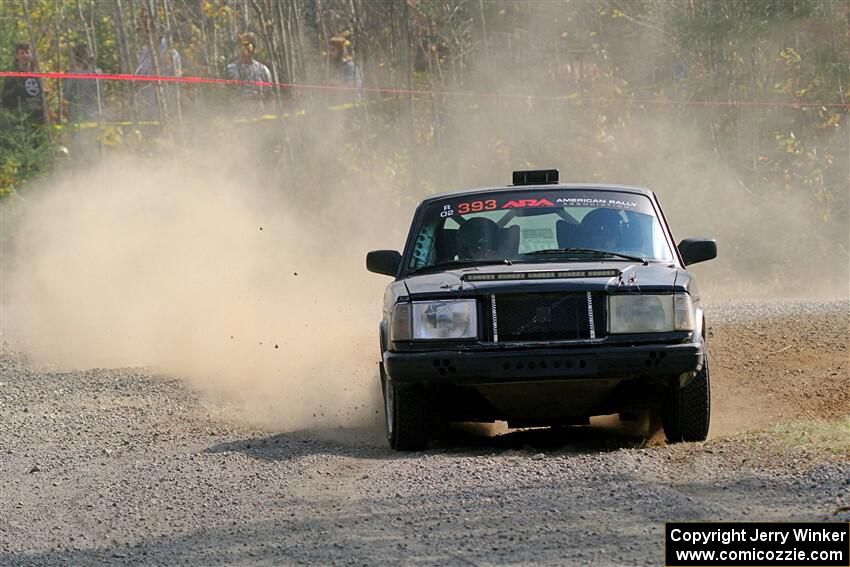 Adam Brock / Shanti Witt Volvo 244 on SS1, Al's Playground I.