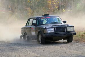 Adam Brock / Shanti Witt Volvo 244 on SS1, Al's Playground I.