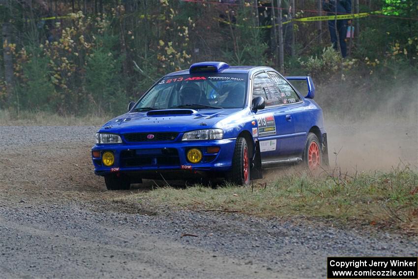 Bryan Pepp / Tim O'Brien Subaru Impreza on SS1, Al's Playground I.