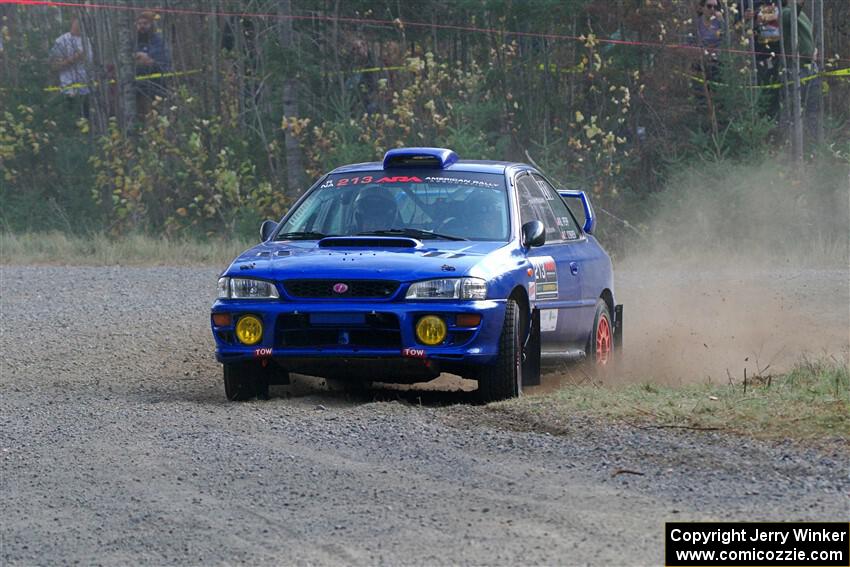 Bryan Pepp / Tim O'Brien Subaru Impreza on SS1, Al's Playground I.